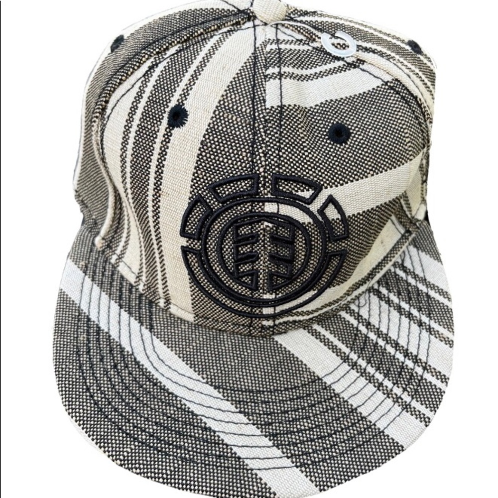 Element Crowns El Zarape Mens Fitted Hat, Black/White & Brown, Size 7 1/2